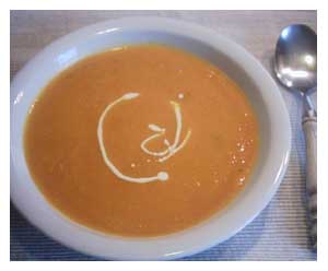 Hokkaido-K&uuml;rbis-Suppe